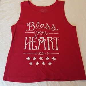 Lauren James bless your heart southern tank M